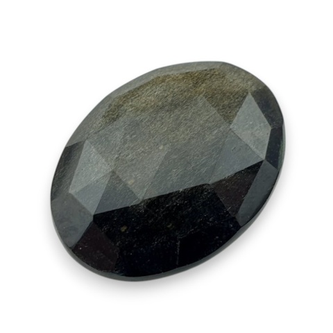 Obsydian złoty kaboszon fasetowany 27x20 mm nr 26 Obsydian złoty kaboszon fasetowany 27x20 mm nr 26