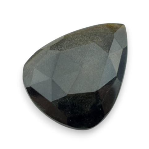 Obsydian złoty kaboszon fasetowany 27x21 mm nr 22 Obsydian złoty kaboszon fasetowany 27x21 mm nr 22