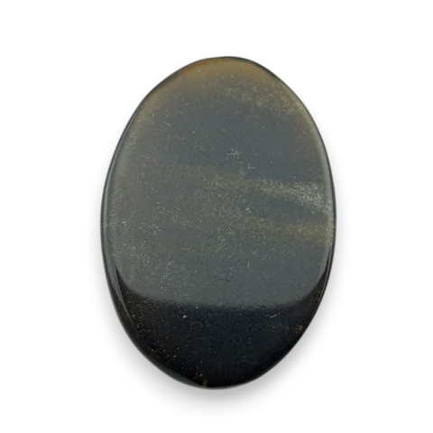 Obsydian złoty kaboszon fasetowany 28x19 mm nr 7 Obsydian złoty kaboszon fasetowany 28x19 mm nr 7