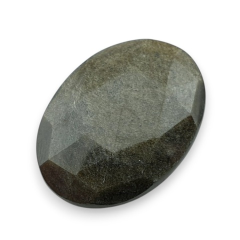 Obsydian złoty kaboszon fasetowany 28x20 mm nr 32 Obsydian złoty kaboszon fasetowany 28x20 mm nr 32