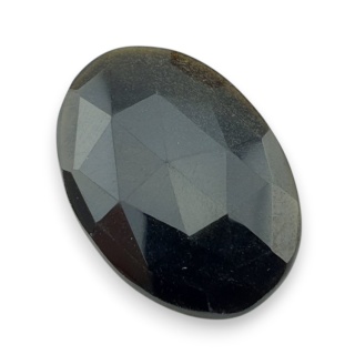 Obsydian złoty kaboszon fasetowany 29x20 mm nr 35