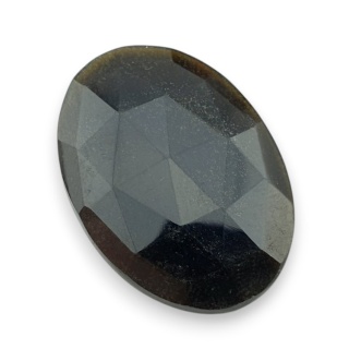 Obsydian złoty kaboszon fasetowany 29x21 mm nr 18