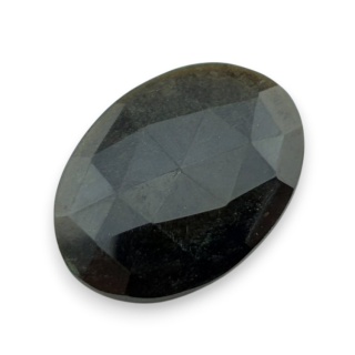 Obsydian złoty kaboszon fasetowany 29x21 mm nr 25