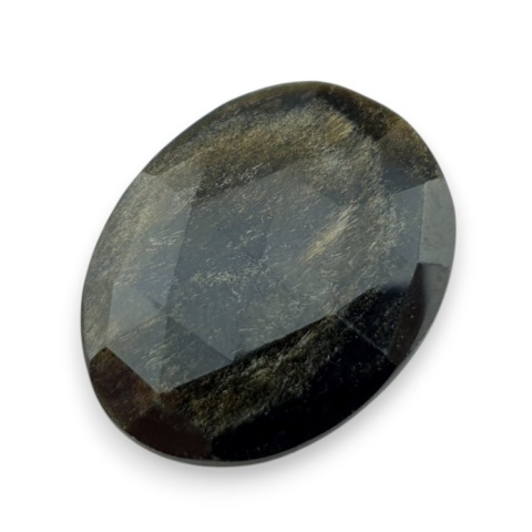 Obsydian złoty kaboszon fasetowany 30x24 mm nr 3 Obsydian złoty kaboszon fasetowany 30x24 mm nr 3