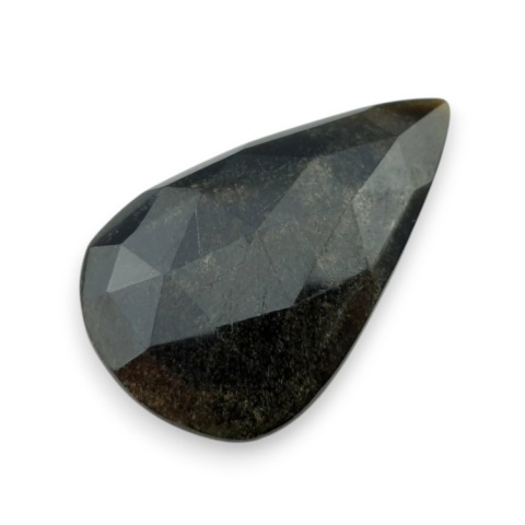 Obsydian złoty kaboszon fasetowany 31x19 mm nr 21 Obsydian złoty kaboszon fasetowany 31x19 mm nr 21