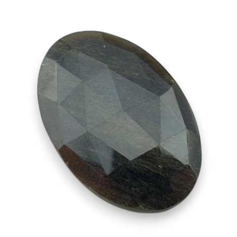 Obsydian złoty kaboszon fasetowany 31x20 mm nr 16 Obsydian złoty kaboszon fasetowany 31x20 mm nr 16