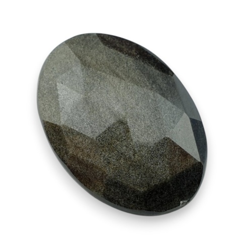 Obsydian złoty kaboszon fasetowany 31x22 mm nr 1 Obsydian złoty kaboszon fasetowany 31x22 mm nr 1