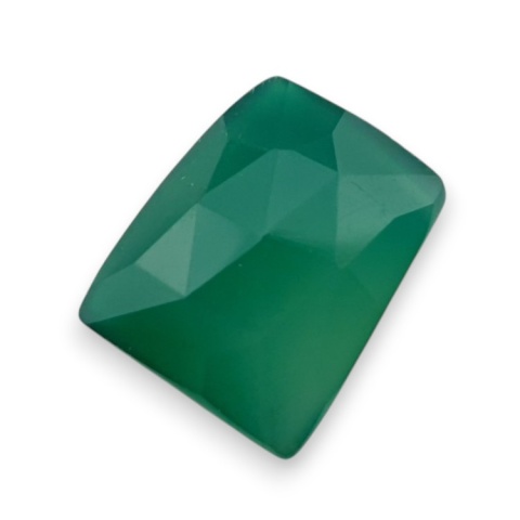 Onyks zielony kaboszon fasetowany 17x13 mm nr 63 Onyks zielony kaboszon fasetowany 17x13 mm nr 63