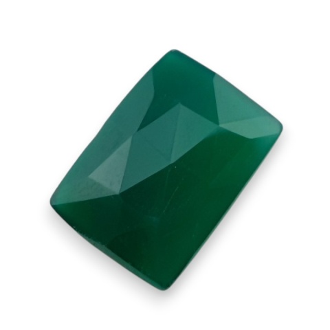 Onyks zielony kaboszon fasetowany 18x13 mm nr 74 Onyks zielony kaboszon fasetowany 18x13 mm nr 74