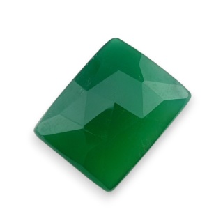 Onyks zielony kaboszon fasetowany 20x16 mm nr 59