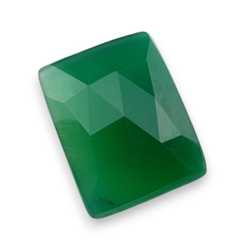 Onyks zielony kaboszon fasetowany 20x16 mm nr 59 Onyks zielony kaboszon fasetowany 20x16 mm nr 59