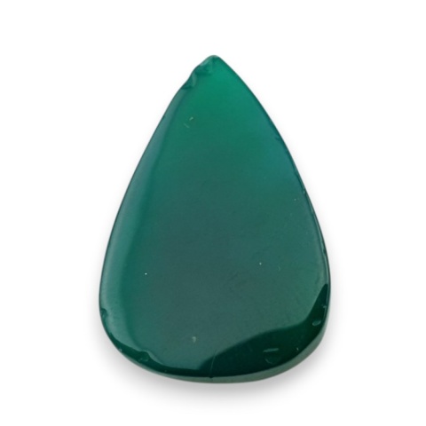 Onyks zielony kaboszon fasetowany 23x15 mm nr 41 Onyks zielony kaboszon fasetowany 23x15 mm nr 41
