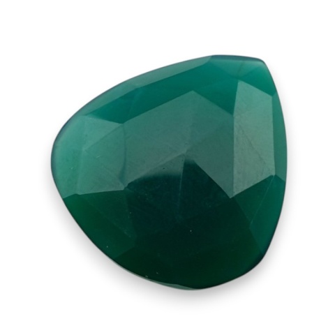 Onyks zielony kaboszon fasetowany 23x21 mm nr 92 Onyks zielony kaboszon fasetowany 23x21 mm nr 92
