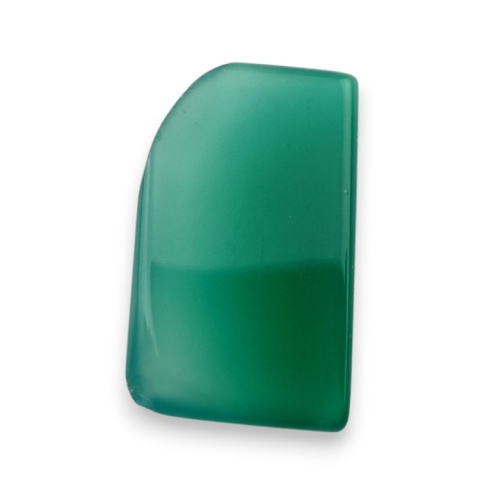 Onyks zielony kaboszon fasetowany 24x14 mm nr 66 Onyks zielony kaboszon fasetowany 24x14 mm nr 66