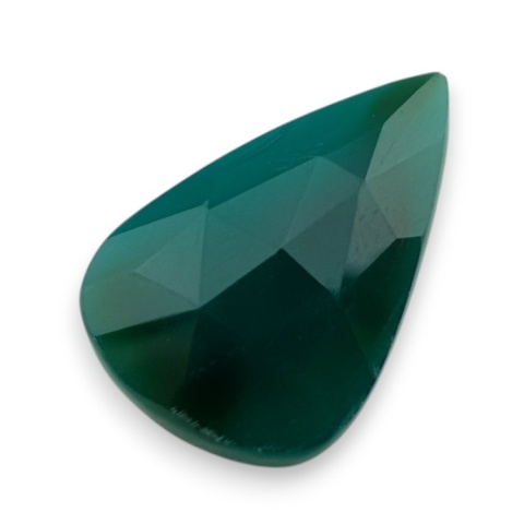 Onyks zielony kaboszon fasetowany 25x17 mm nr 65 Onyks zielony kaboszon fasetowany 25x17 mm nr 65