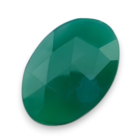 Onyks zielony kaboszon fasetowany 25x17 mm nr 69 Onyks zielony kaboszon fasetowany 25x17 mm nr 69