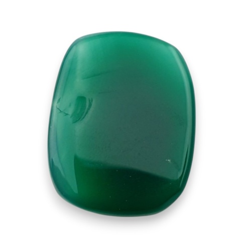Onyks zielony kaboszon fasetowany 25x19 mm nr 83 Onyks zielony kaboszon fasetowany 25x19 mm nr 83