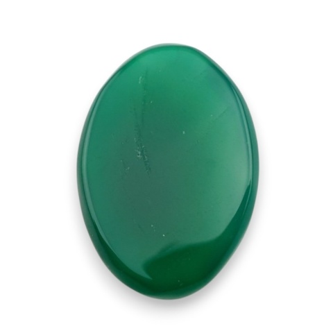 Onyks zielony kaboszon fasetowany 26x18 mm nr 81 Onyks zielony kaboszon fasetowany 26x18 mm nr 81