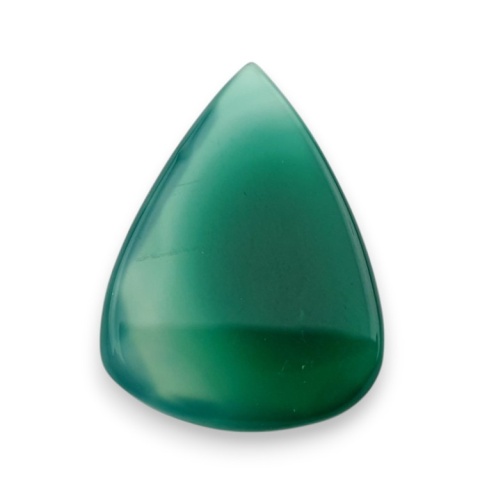 Onyks zielony kaboszon fasetowany 26x19 mm nr 77 Onyks zielony kaboszon fasetowany 26x19 mm nr 77