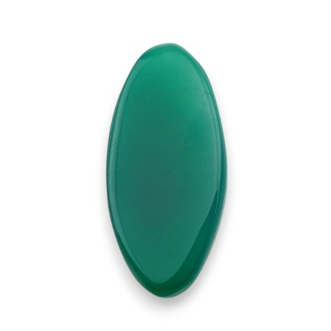 Onyks zielony kaboszon fasetowany 27x13 mm nr 60 Onyks zielony kaboszon fasetowany 27x13 mm nr 60