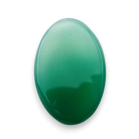 Onyks zielony kaboszon fasetowany 27x17 mm nr 75 Onyks zielony kaboszon fasetowany 27x17 mm nr 75