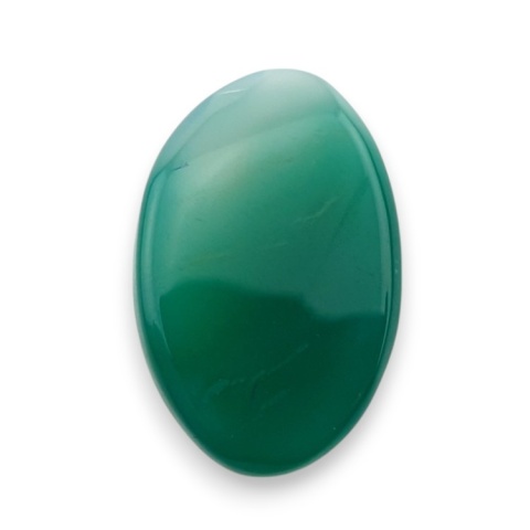 Onyks zielony kaboszon fasetowany 27x18 mm nr 51 Onyks zielony kaboszon fasetowany 27x18 mm nr 51