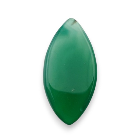 Onyks zielony kaboszon fasetowany 28x14 mm nr 85 Onyks zielony kaboszon fasetowany 28x14 mm nr 85