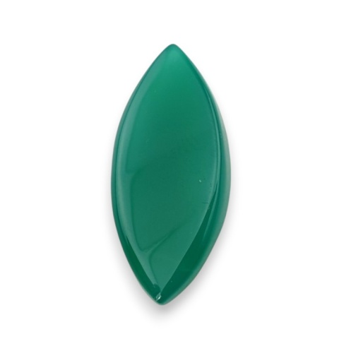 Onyks zielony kaboszon fasetowany 29x13 mm nr 68 Onyks zielony kaboszon fasetowany 29x13 mm nr 68