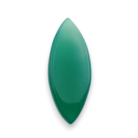 Onyks zielony kaboszon fasetowany 33x13 mm nr 49 Onyks zielony kaboszon fasetowany 33x13 mm nr 49