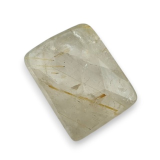 Kwarc z rutylem kaboszon fasetowany 19x15 mm nr 55