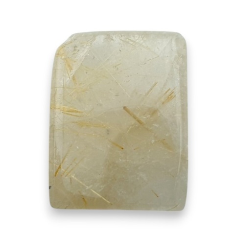 Kwarc z rutylem kaboszon fasetowany 20x15 mm nr 22 Kwarc z rutylem kaboszon fasetowany 20x15 mm nr 22