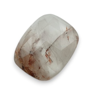 Kwarc z rutylem kaboszon fasetowany 21x17 mm nr 144