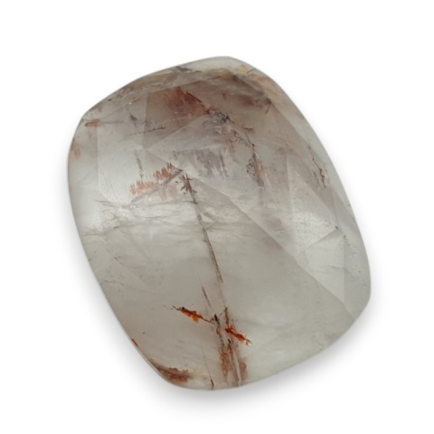 Kwarc z rutylem kaboszon fasetowany 21x17 mm nr 144 Kwarc z rutylem kaboszon fasetowany 21x17 mm nr 144