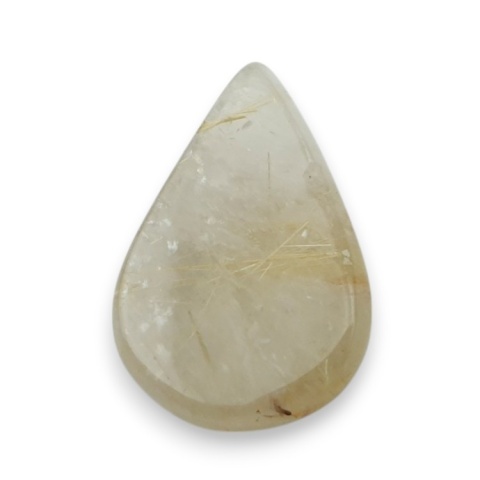 Kwarc z rutylem kaboszon fasetowany 22x15 mm nr 90 Kwarc z rutylem kaboszon fasetowany 22x15 mm nr 90