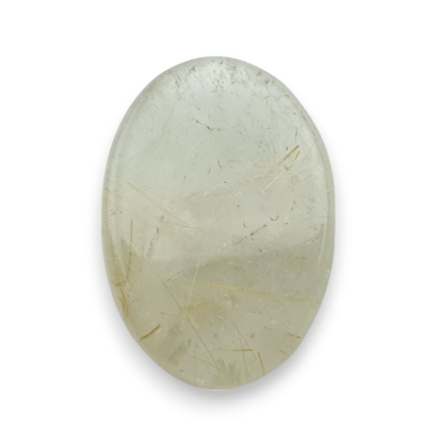 Kwarc z rutylem kaboszon fasetowany 22x15 mm nr 98 Kwarc z rutylem kaboszon fasetowany 22x15 mm nr 98