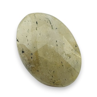 Kwarc z rutylem kaboszon fasetowany 22x16 mm nr 47