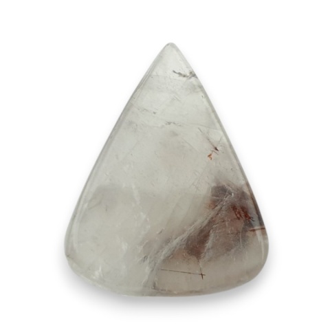 Kwarc z rutylem kaboszon fasetowany 22x17 mm nr 136 Kwarc z rutylem kaboszon fasetowany 22x17 mm nr 136