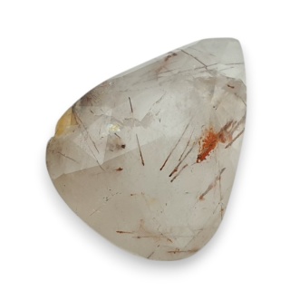 Kwarc z rutylem kaboszon fasetowany 22x17 mm nr 139