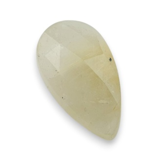 Kwarc z rutylem kaboszon fasetowany 23x13 mm nr 77
