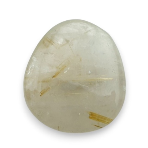 Kwarc z rutylem kaboszon fasetowany 24x20 mm nr 23 Kwarc z rutylem kaboszon fasetowany 24x20 mm nr 23