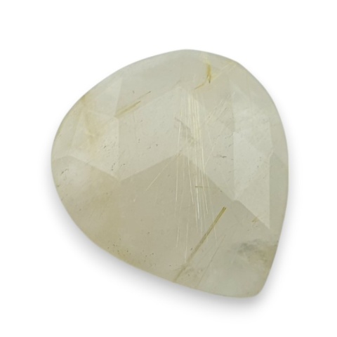 Kwarc z rutylem kaboszon fasetowany 24x21 mm nr 79 Kwarc z rutylem kaboszon fasetowany 24x21 mm nr 79