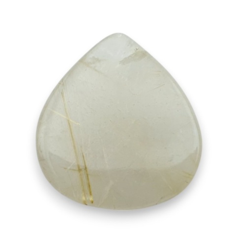 Kwarc z rutylem kaboszon fasetowany 24x21 mm nr 79 Kwarc z rutylem kaboszon fasetowany 24x21 mm nr 79