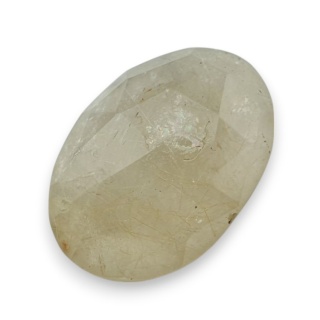 Kwarc z rutylem kaboszon fasetowany 25x18 mm nr 42