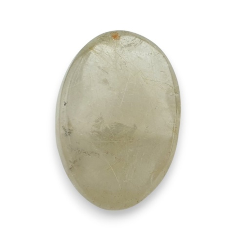 Kwarc z rutylem kaboszon fasetowany 25x18 mm nr 42 Kwarc z rutylem kaboszon fasetowany 25x18 mm nr 42