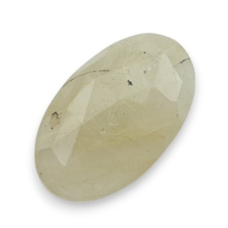 Kwarc z rutylem kaboszon fasetowany 26x16 mm nr 30