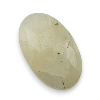 Kwarc z rutylem kaboszon fasetowany 26x16 mm nr 30