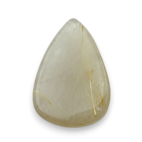 Kwarc z rutylem kaboszon fasetowany 26x18 mm nr 28 Kwarc z rutylem kaboszon fasetowany 26x18 mm nr 28