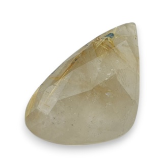 Kwarc z rutylem kaboszon fasetowany 27x17 mm nr 75