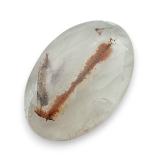 Kwarc z rutylem kaboszon fasetowany 29x20 mm nr 119