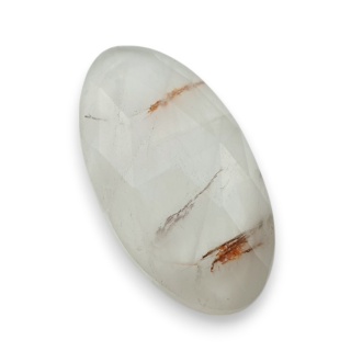 Kwarc z rutylem kaboszon fasetowany 31x17 mm nr 107